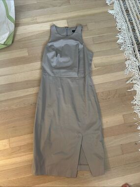 Banana Republic Taupe Midi Dress